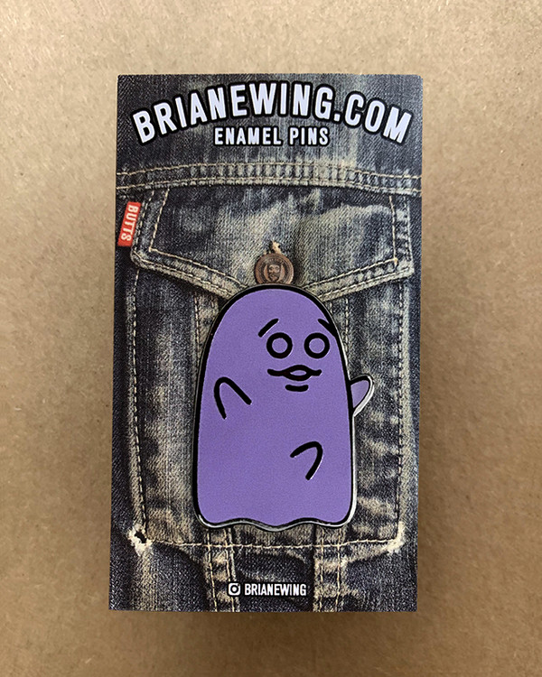 Ghost Boner: Grimass Enamel Pin