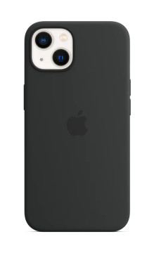 Apple iPhone 13 silicone case MagSafe Midnight