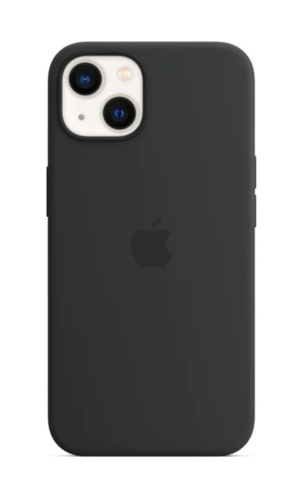 Apple iPhone 13 silicone case MagSafe Midnight