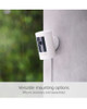 Ring Stick Up Cam Plug-In 3rd Gen Outdoor Wired Security Camera White