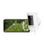 Ring Stick Up Cam Plug-In 3rd Gen Outdoor Wired Security Camera White