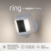 Ring Spotlight Cam Plus Battery Wireless Outdoor Security Camera White