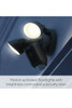 Ring Floodlight Cam Wired Plus Outdoor Security Camera 1080p HD Video Black