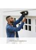 Ring Floodlight Cam Wired Plus Outdoor Security Camera 1080p HD Video Black