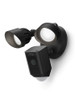 Ring Floodlight Cam Wired Plus Outdoor Security Camera 1080p HD Video Black