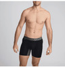 STEP ONE Boxer Brief Fly Black Currants - Large