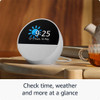 Amazon Echo Spot Smart Clock with Alexa Glacier White