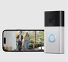Ring Battery Video Doorbell with Chime 2nd Generation Satin Nickel