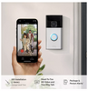 Ring Battery Video Doorbell with Chime 2nd Generation Satin Nickel