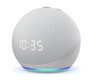 AMAZON Echo Dot 4th Gen Smart Speaker Clock with Alexa - Glacier White