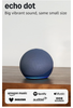 AMAZON Echo Dot 5th gen Deep Sea Blue