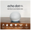 AMAZON Echo Dot  5th Gen Smart Speaker with Clock & Alexa - Glacier White