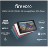 Amazon Fire HD 10 Tablet 10.1" 1080p Full HD display 9th gen 64GB Plum with Ads
