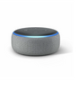 Amazon Echo Dot 3rd Gen Compact Bluetooth Speaker with Alexa - Heather Grey Fabric