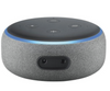 Amazon Echo Dot 3rd Gen Compact Bluetooth Speaker with Alexa - Heather Grey Fabric