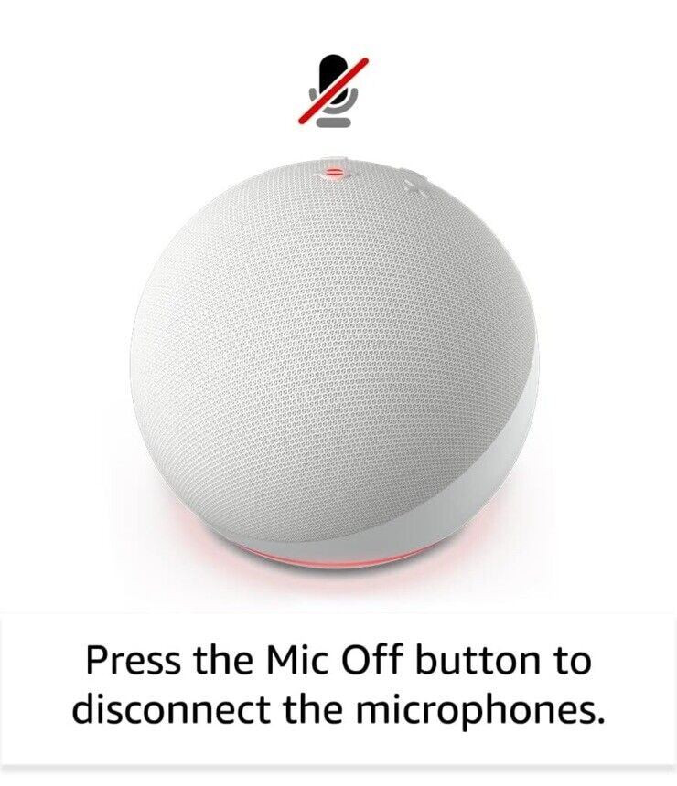 Amazon Echo Dot 5th Generation Smart Speaker with Alexa -White