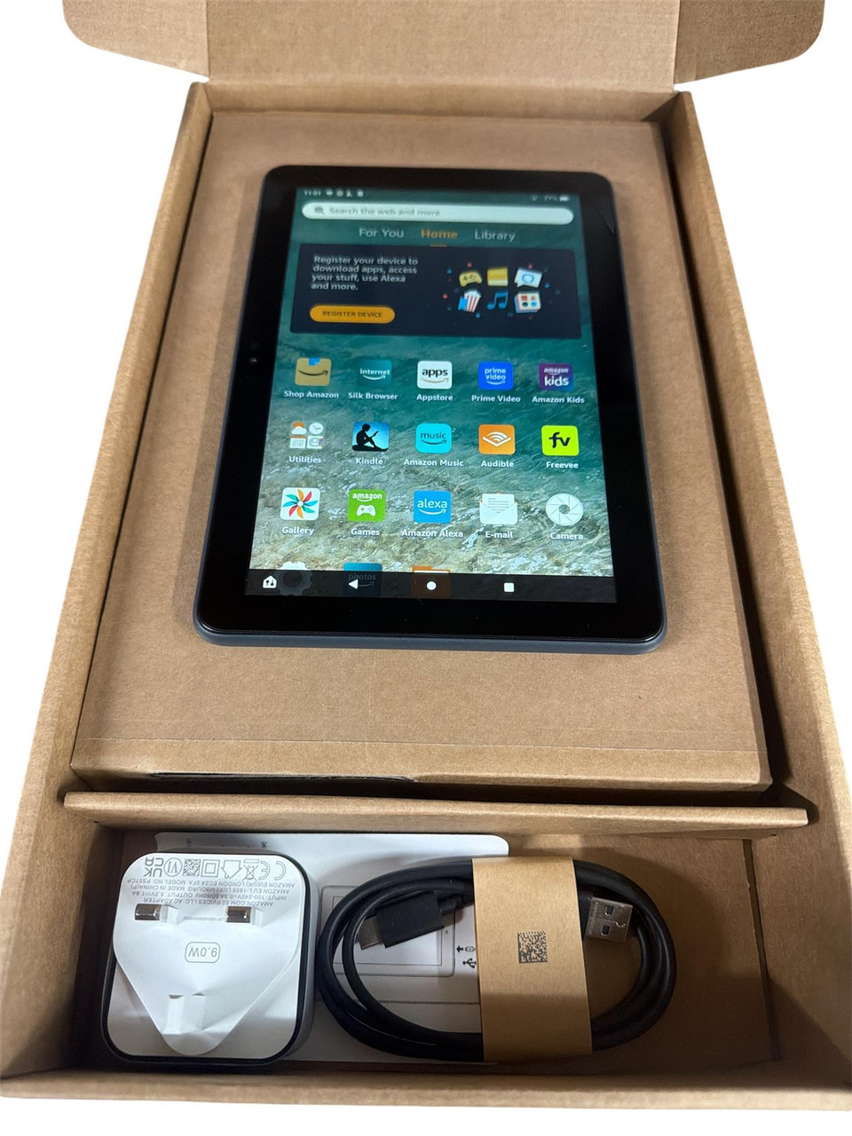 Amazon Fire HD 8 Plus tablet HD display 10th gen 32GB Slate - with