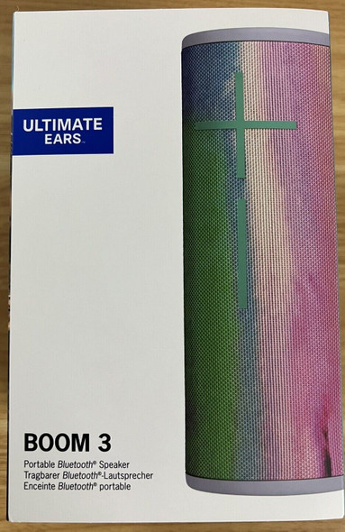 Ultimate Ears BOOM 3 Bluetooth Waterproof Portable Speaker, Unicorn
