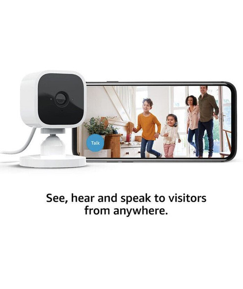 Blink Mini Indoor plug-in smart security camera 1080p HD Day and Niight Video