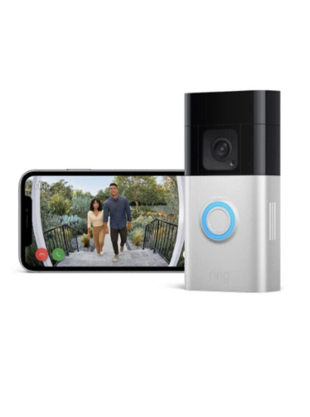 Ring Video Doorbell Plus Battery Wireless Camera With 1536p HD Video