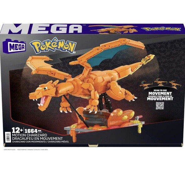 MEGA Pokémon Action Figure, Motion Charizard Pokemon