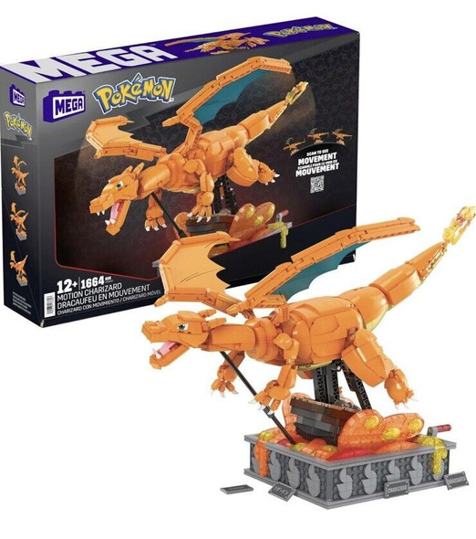 MEGA Pokémon Action Figure, Motion Charizard Pokemon