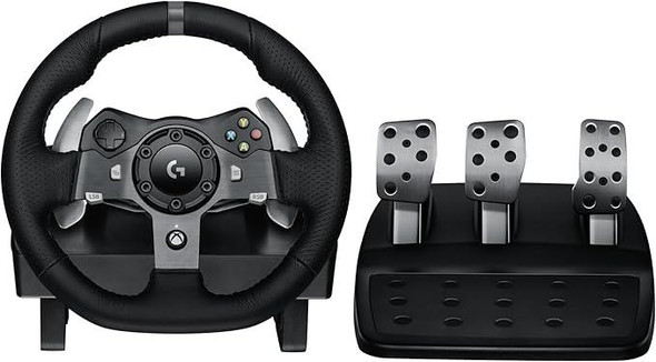 Logitech G920 Racing Wheel And Pedals + Astro A10 Headset For Xbox Series X/S PC