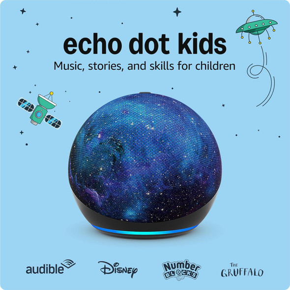 Amazon Echo Dot Kids Smart Speaker 5th Gen with Alexa Starburst
