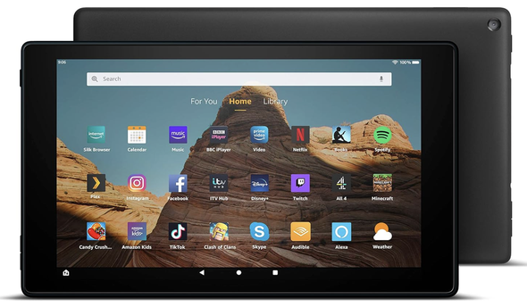AMAZON Fire HD 10 Tab 10.1" 1080p Full HD display 32GB 9th gen Black - with Ads