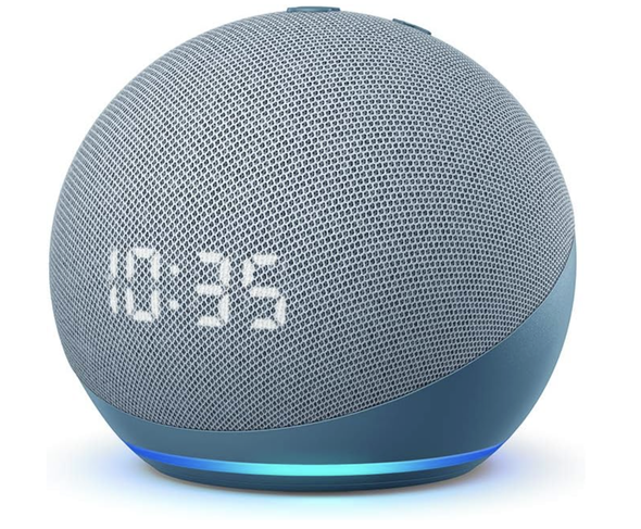 AMAZON Echo Dot 4th generation Smart speaker with clock and Alexa Twilight Blue