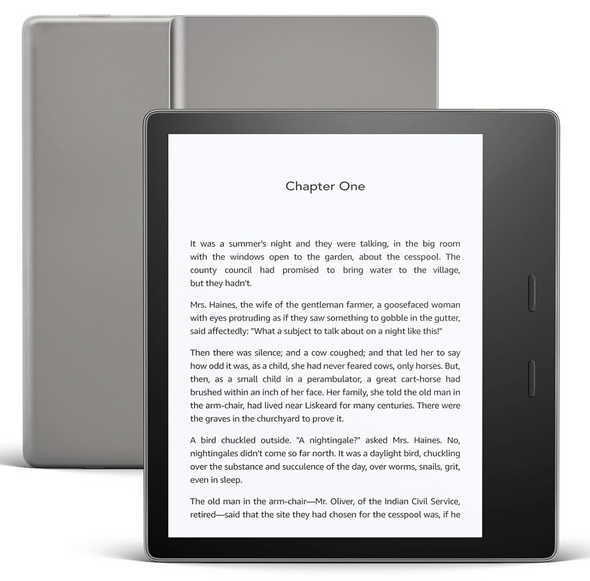 Kindle Oasis Adjustable warm light 10th Gen Waterproof 8GB Wi-Fi Graphite