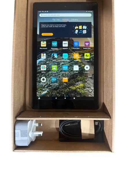Amazon Fire HD 10 Tablet 10.1" 1080p Full HD display 9th gen 64GB Black with Ads