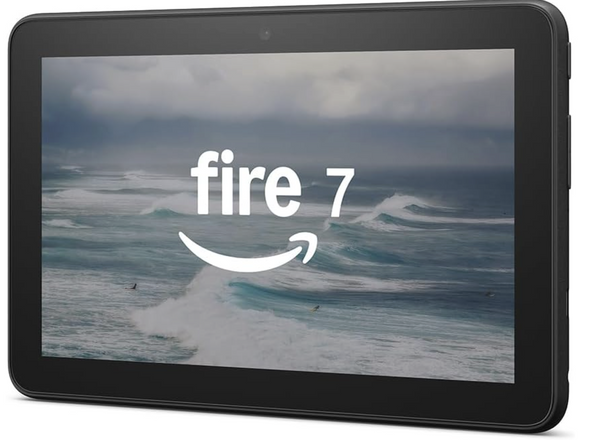 Amazon Fire 7 tablet 7" display 16 GB 12th Gen Black with Ads