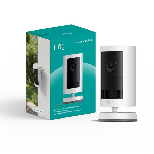 Ring Outdoor Camera Plus Battery 2K with Ring Vision