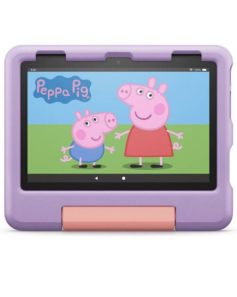 Amazon Fire HD 8 Kids tablet 8 inch HD Display Ages 3–7 Purple