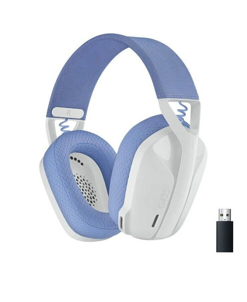 Logitech G435 LIGHTSPEED Ultra-light Wireless Gaming Headset Dolby Atmos White