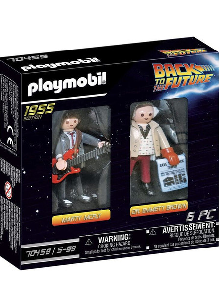 PLAYMOBIL Back To The Future Marty McFly & Doc Emmett Brown 70459