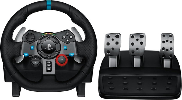 Logitech G29 Driving Force Racing Wheel and Floor Pedals for PS5, PS4, PC, Mac - Black