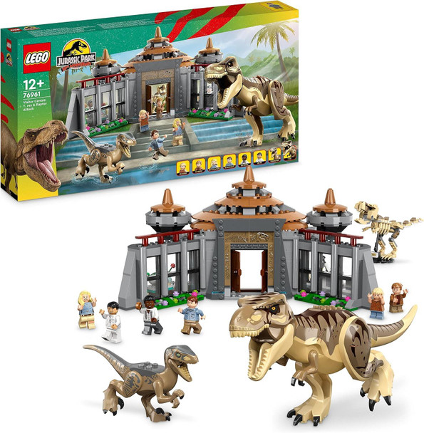 LEGO 76961 Jurassic Park Visitor Centre: T. Rex & Raptor Attack Set