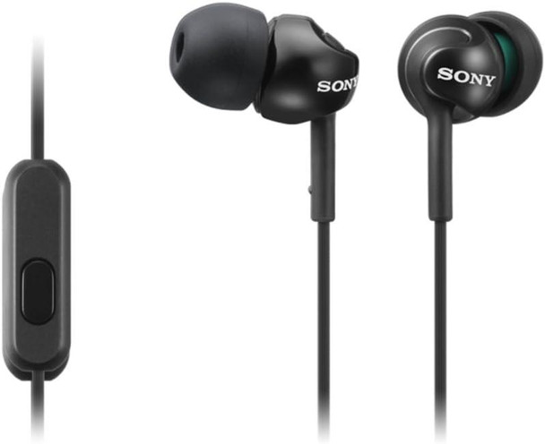 Sony MDREX110APB.CE7 Deep Bass Earphones with Smartphone Control and Mic - Black
