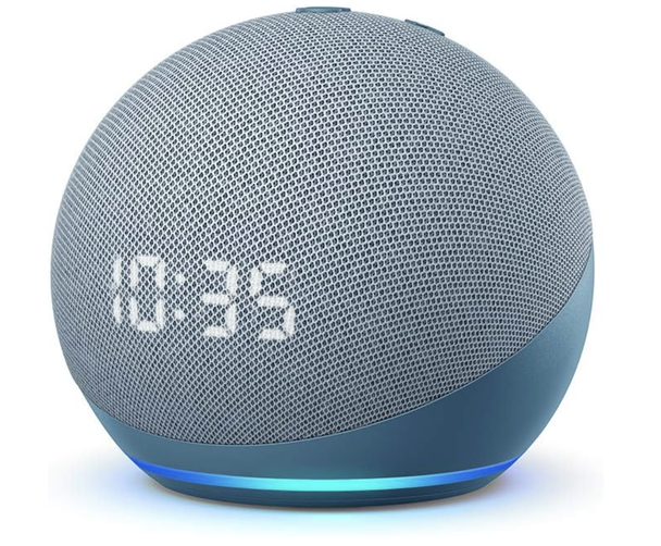 AMAZON Echo Dot 4th generation Smart speaker with clock and Alexa Twilight Blue