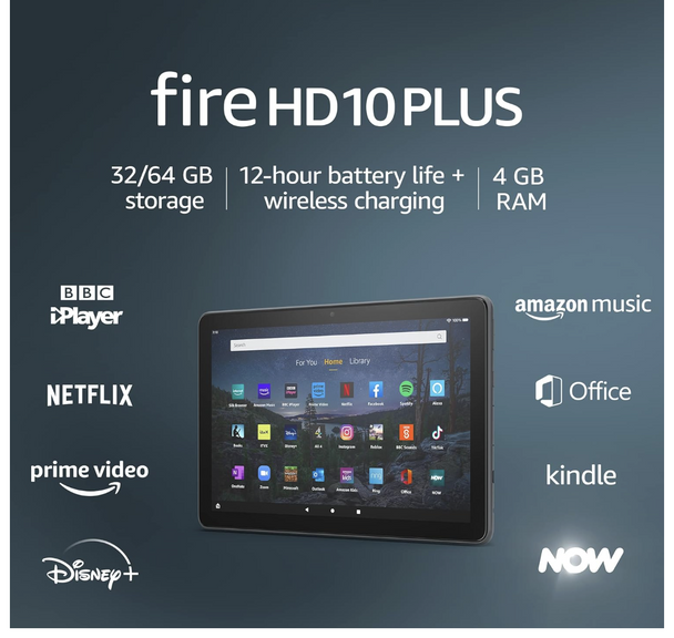 AMAZON Fire HD 10 Plus 10.1" Tablet 11th gen 32GB Slate