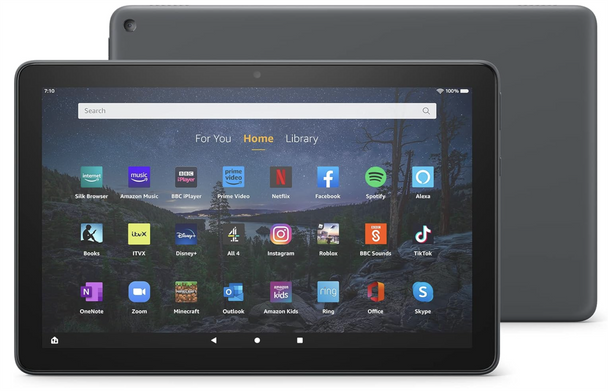Amazon Fire HD 10 Plus tablet 10.1 1080p Full HD 64GB 11th gen  Slate - with Ads