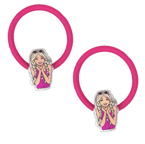 Barbie Hair Elastics Hot Pink M1SBM001