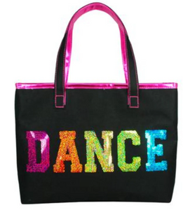 Pink Poppy Dance Tote - Black Pink Poppy Dance Tote - Black