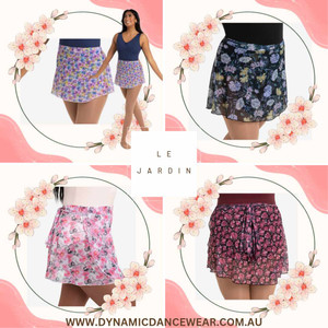 Le Jardin Floral Mesh Wrap Skirts Le Jardin Floral Mesh Wrap Skirts