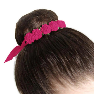 Bloch Hair Blossom Fuscia Large