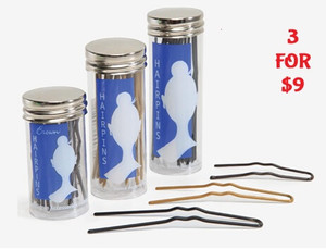 Bunheads Hair Pins 3 Brown Blonde Black 3 FOR $9 Bunheads Hair Pins 3 Brown Blonde Black 3 FOR $9