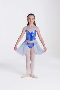 Mermaid Dreams Lyrical Dress Royal Blue Front