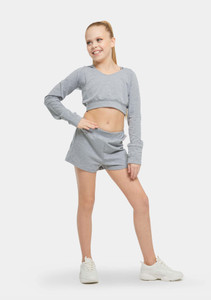 Warm Up Shorts Grey Studio7dancewear AWS01, CWS01 Warm Up Shorts Grey Studio7dancewear AWS01, CWS01
